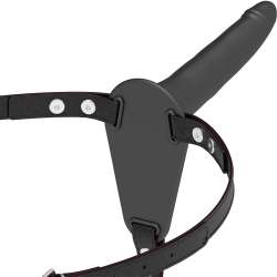 FETISH SUBMISSIVE ARNeS SILICONA NEGRO 15CM