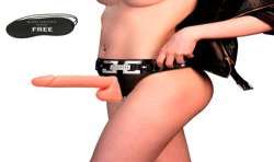 HARNESS ATTRACTION ARNES DELUXE CON VIBRACION REALISTICO 18 X 45CM