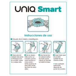 UNIQ SMART PRESERVATIVOS PRE ERECCIoN SIN LATEX 3 UNIDADES