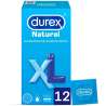 DUREX NATURAL XL 12 UDS