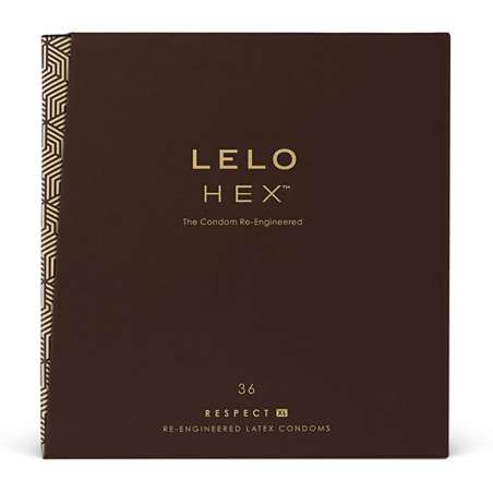 LELO HEX CONDOMS RESPECT XL 36 PACK