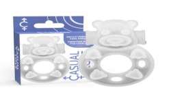 CASUAL LOVE 26 ANILLO VIBRADOR CONEJITO TRANSPARENTE