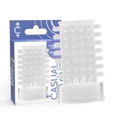 CASUAL RING FUNDA PENE VIBRADOR TRANSPARENTE