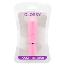 GLOSSY POCKET VIBRADOR ROSA INTENSO