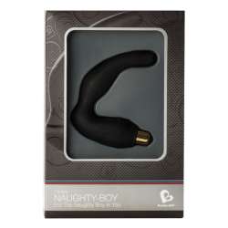 NAUGHTY BOY MASAJEADOR DEL PUNTO G MASCULINO 7 V NEGRO