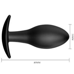 PRETTY LOVE PLUG ANAL SILICONA ANCLA 85 CM NEGRO