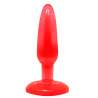 PLUG ANAL TACTO SUAVE ROJO 142