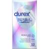 DUREX INVISIBLE EXTRA LUBRICADO 12 UDS