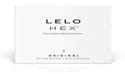 LELO HEX PRESERVATIVO CAJA 3 UDS