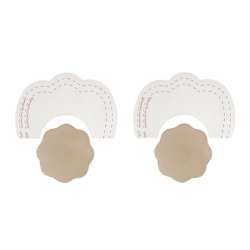 BYE BRA REALZADOR PECHOS CUBREPEZONES DE SILICONA COPA D F