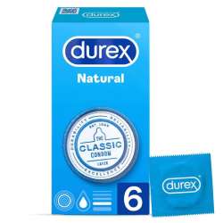 DUREX NATURAL CLASSIC 6 UNIDADES