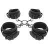 FETISH SUBMISSIVE SET ESPOSAS MANOS Y TOBILLOS CON FORRO DE NOPRENO
