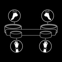 FETISH SUBMISSIVE BARRA SEPARADORA BONDAGE CON FORRO DE NOPRENO