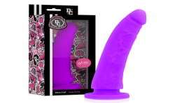DELTA CLUB TOYS ARNES DILDO LILA SILICONA MEDICA 20 X 4 CM