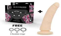 DELTA CLUB TOYS ARNES DILDO NATURAL SILICONA MEDICA 23 X 45 CM