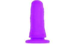 DELTA CLUB TOYS ARNES DILDO LILA SILICONA MEDICA 23 X 45 CM