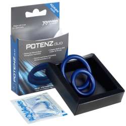 POTENZ DUO ANILLOS PARA PENE AZUL M
