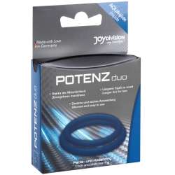 POTENZ DUO ANILLOS PARA PENE AZUL M