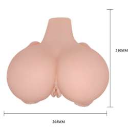 CRAZY BULL TRASERO REALISTICO POSICION PERRITO DOBLE CANAL