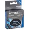 POTENZ PLUS PACK 3 ANILLOS PARA PENE NEGRO S M L