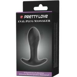PRETTY LOVE VIBRADOR ANAL NEGRO