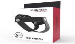 DARKNESS ANILLO DE PIEL PARA PENE Y TESTICULOS