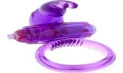 SEVENCREATIONS ANILLO VIBRADOR DE SILICONA LILA