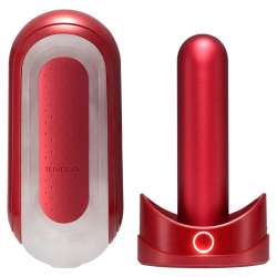 TENGA FLIP 0 ZERO ROJO CON CALENTADOR