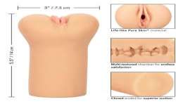 CALEX BOUNDLESS VULVA MASTURBADOR TONO LIGHT