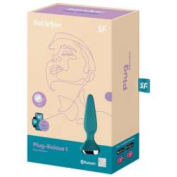 SATISFYER PLUG ILICIOUS 1 PLUG CON VIBRACION VERDE