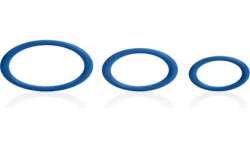 CALEX SET TRES ANILLAS AZUL ERECCIoN