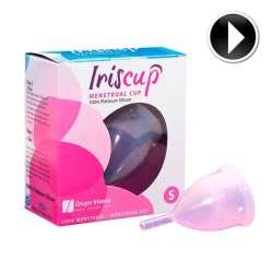 IRISCUP COPA MESTRUAL ROSA PEQUENA BOLSA ESTERILIZADORA GRATIS