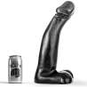 ALL BLACK DILDO REALISTA NEGRO FISTING 29 CM