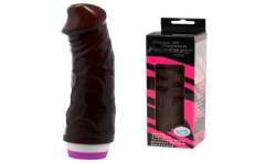 WAVES OF PLEASURE VIBRADOR 23 CM MARRoN