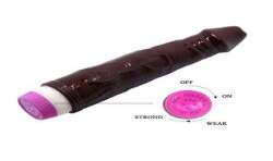 WAVES OF PLEASURE VIBRADOR 23 CM MARRoN