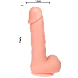 DONG DILDO REALISTICO VIBRACION Y ROTACION 20 CM