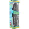 SEVENCREATIONS VINIL P SHAPE VIBRATOR BLACK PENE 20 CM
