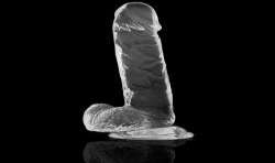 XRAY CLEAR DILDO REALISTA TRANSPARENTE 20CM X 45CM