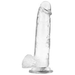 XRAY CLEAR DILDO REALISTA TRANSPARENTE 22CM X 46CM