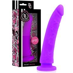 DELTA CLUB TOYS DILDO LILA SILICONA MEDICA 17 X 3 CM