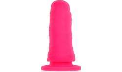 DELTA CLUB TOYS DILDO ROSA SILICONA MEDICA 23 X 45 CM