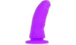 DELTA CLUB TOYS DILDO LILA SILICONA MEDICA 23 X 45 CM