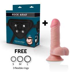 ROCKARMY ARNES DUAL DENSITY PANZER DILDO REALISTA 17CM