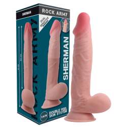 ROCKARMY ARNeS DUAL DENSITY SHERMAN DILDO REALISTA 24CM