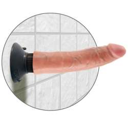 DILDO VIBRADOR KING COCK 1778 CM NATURAL