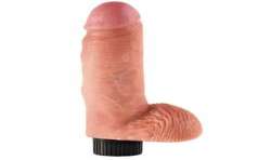 DILDO VIBRADOR KING COCK CON TESTICULOS 1778 CM NATURAL