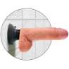 DILDO VIBRADOR KING COCK CON TESTICULOS 1778 CM NATURAL