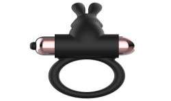 COQUETTE CHIC DESIRE COCK RING ANILLO VIBRADOR NEGRO GOLD