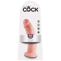 KING COCK 9 PENE NATURAL 229 CM