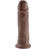 KING COCK 10 PENE MARRON 254 CM